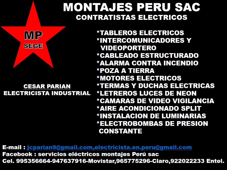 Logo de Montajes Peru Sac
